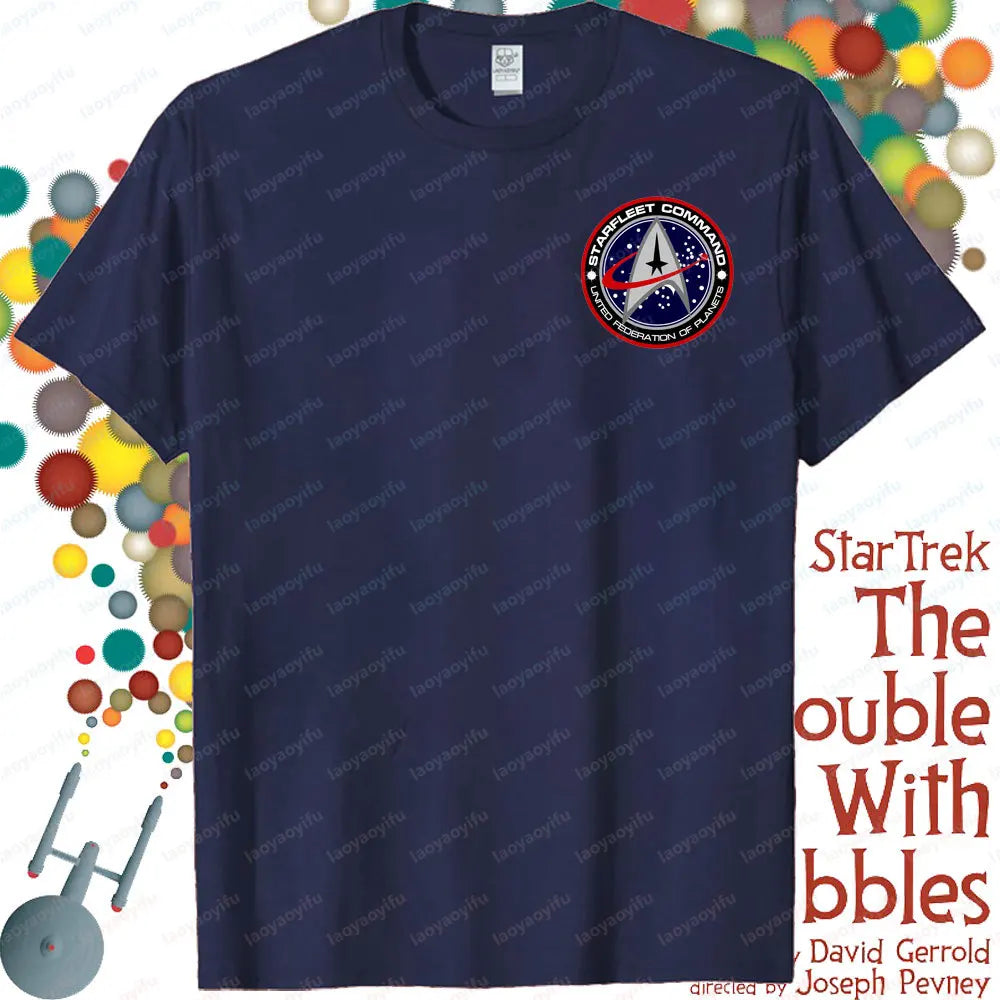 Star Trek Spock - Star Wars Crossover Quote Unisex Cotton T-Shirt.