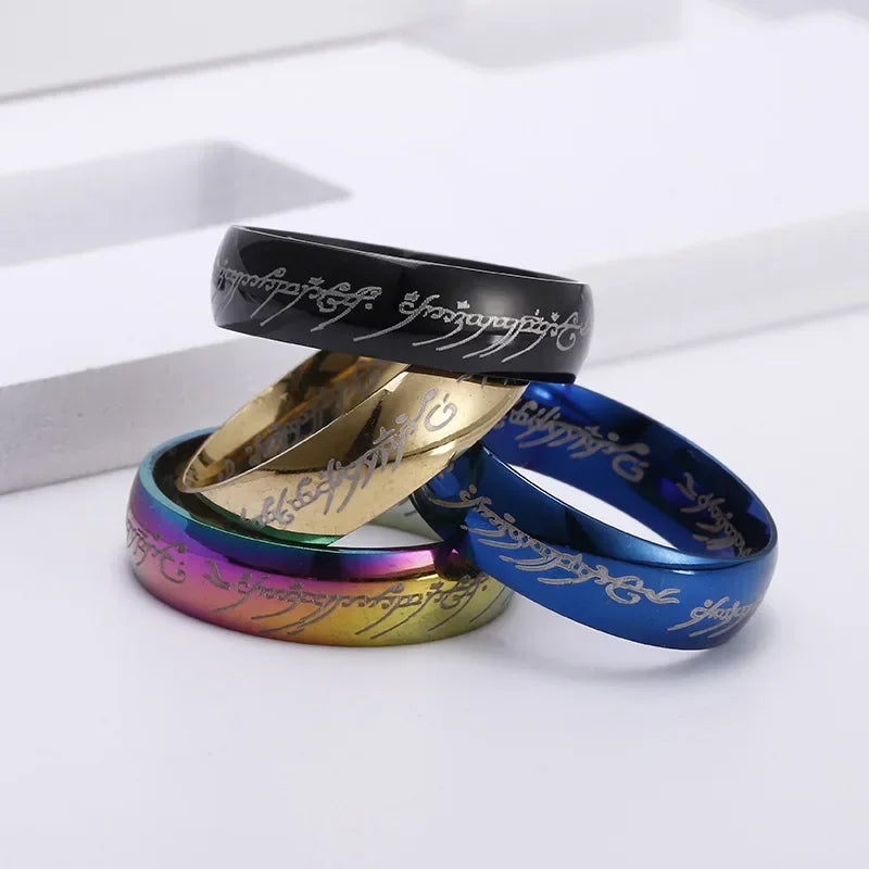 Lord of the Rings fashion rings.