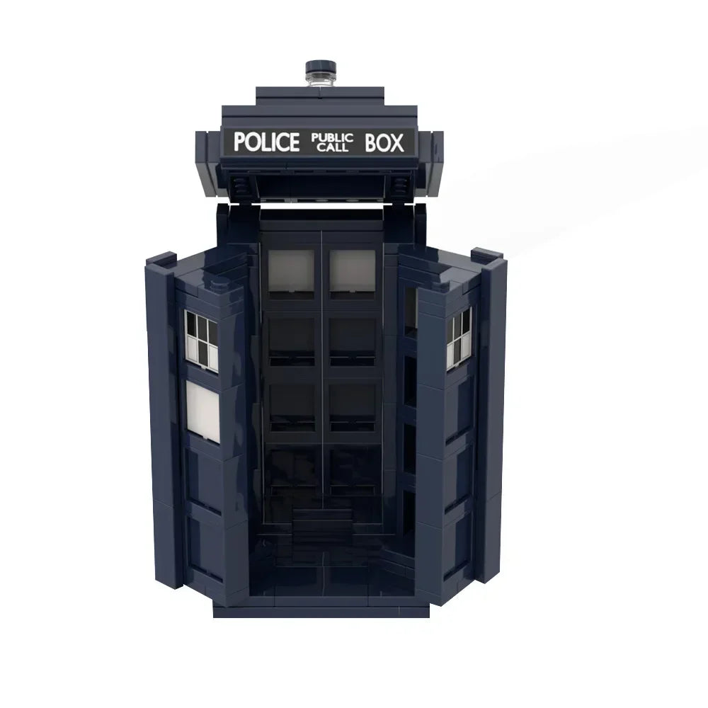 Dr Who TARDIS Brick set. Please note that this set does not come as a box set and will have PDF or digital instructions for assembly.