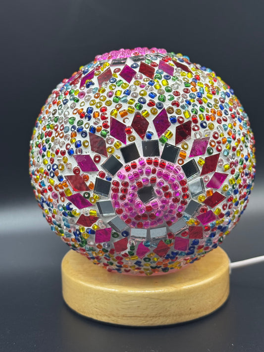 USB Hand Made Mosaic LED Ball Light