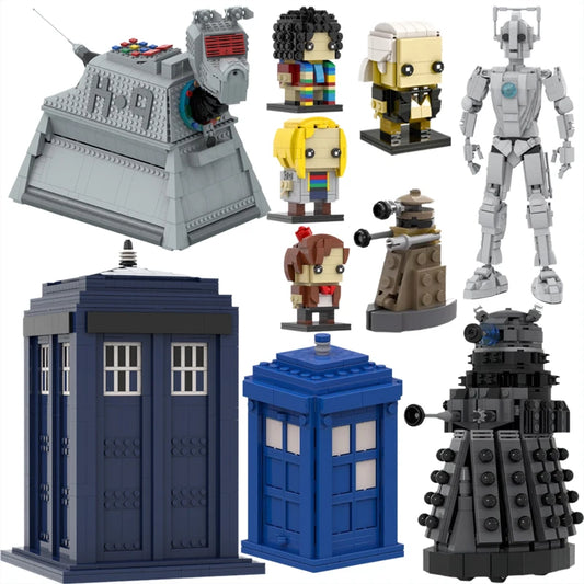 Dr Who block figures! Whovians delight! Please note that as these are a generic product, they do not come in a box.