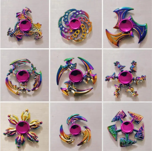 Metal fidget spinners. More to choose from!