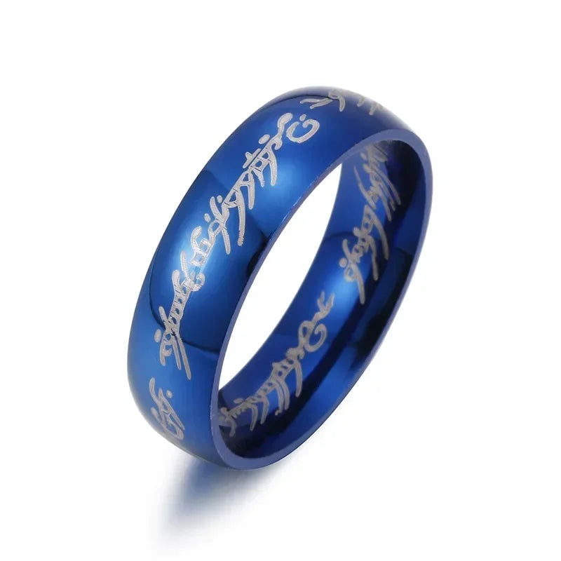 Lord of the Rings fashion rings.