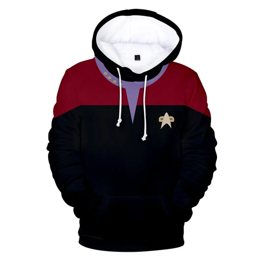 Star trek 3D Hoodies. Long Sleeve Unisex.