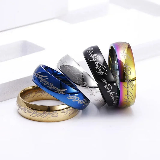 Lord of the Rings fashion rings.