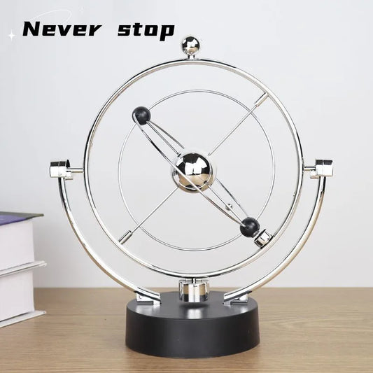 Awesome 25cm tall perpetual motion desk top ornament.