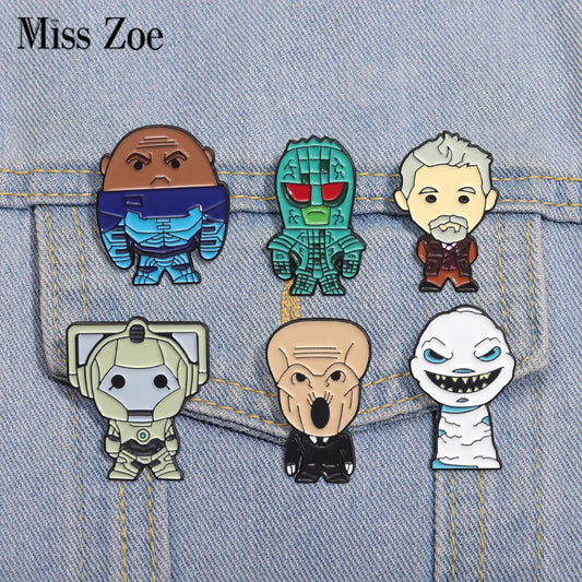 For the Whovian Geeks, we have these cute Doctor Who Pins!