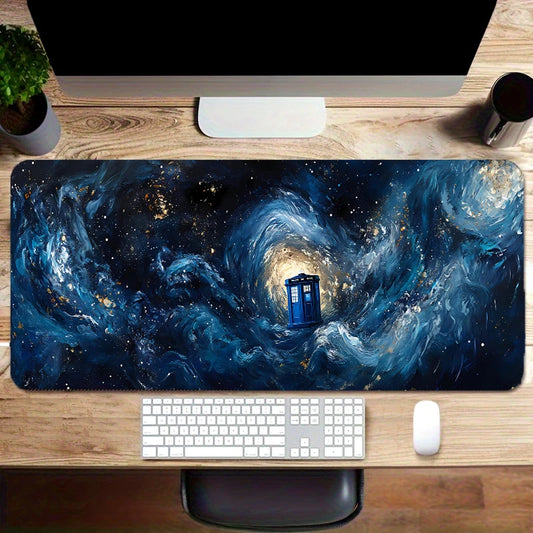 Doctor Who TARDIS in Space mouse and desk mats